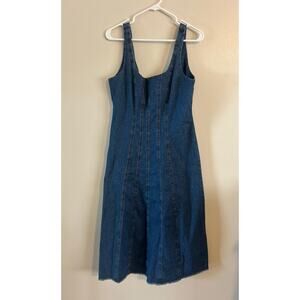 Joie Denim Dress Medium Wash Women's Small